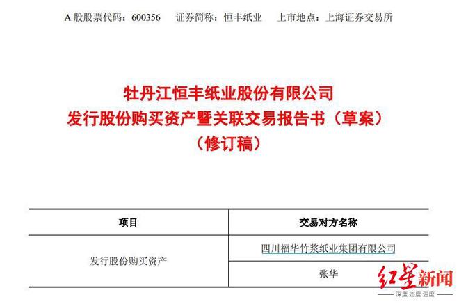 乐山亿万富豪实控，四川前“卷烟纸大王”拟2.68亿“卖身”